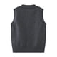thumbnail image 5 of Odeerbi Niños Punto Suéter V Cuello Chaleco Botón Delantero Sin Mangas Cardigan Chaleco Uniforme de La Escuela, 5 of 7