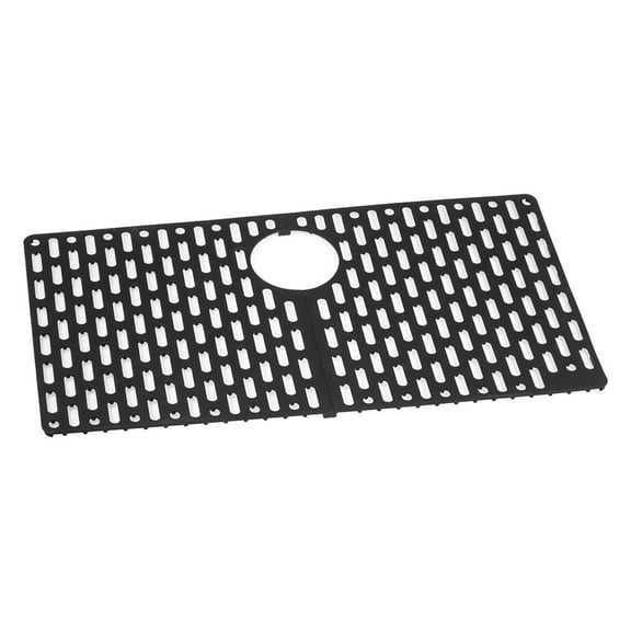 Ruvati Silicone Bottom Grid Sink Mat for RVG1030 and RVG2030 Sinks Black