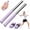 Purple*2, variant on Badminton Swing Trainer, 11.8 in Adjustable Power Trainer with Sound Feedback for Smash Technique, Wrist Arm Strength Training Equipment for Beginners & Pros, Magnetic Resistance Tool for Home
