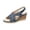 Navy, variant on Womens Crisscross Wedge Sandals, Slingback Platform Shoes, Summer Sandals for Women 2026 Orthopedic Arch Support Comfortable Orthotic Casual Summer Slip On Flat Slippers Slides, Brown 8