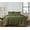 Olive Green, variant on Brooklyn Loom Marshmallow Plush 100% Microfiber Polyester Mustard 2-Piece Twin Comforter Set, Solid Casual themed, Adult Bedding, OEKO-TEX Certified