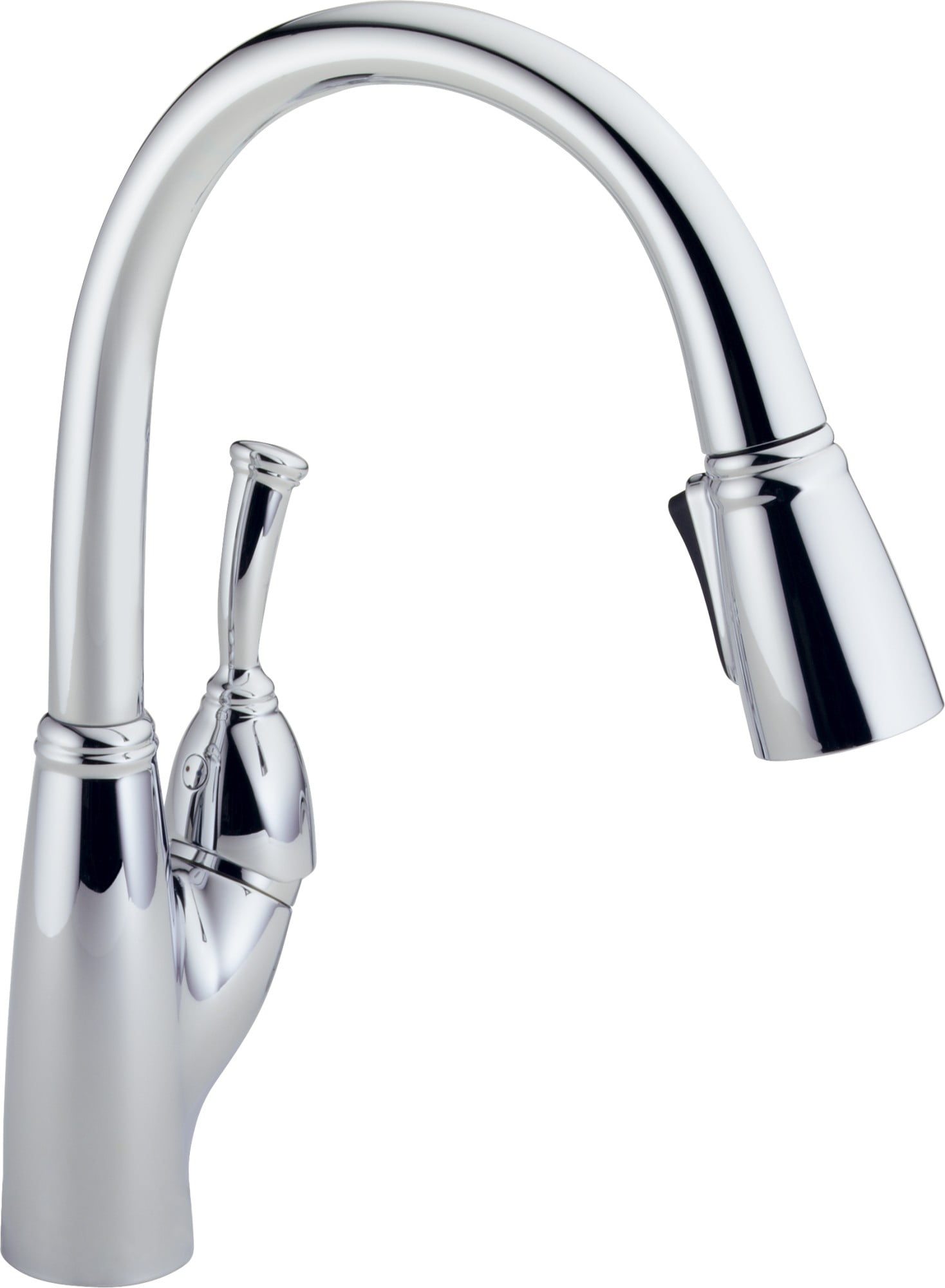 Delta Allora Single Handle Pull Down Kitchen Faucet Arctic