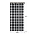 thumbnail image 5 of Black White and Gray Checkerboard Pattern Shower Curtain 36"x72" ,Bathroom Decorative Shower Curtains Set with 12 Hooks,Modern Waterproof Washable Shower Curtain, 5 of 6