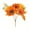 Orange, variant on PPKVUFD 1 Pcs Fall Harvest Artificial Maple Leaf Stems Fall Picks and Sprays with Orange Sunflower Heads 14" for Thanksgiving Autumn Wedding DIY Wreath Floral Arrangements