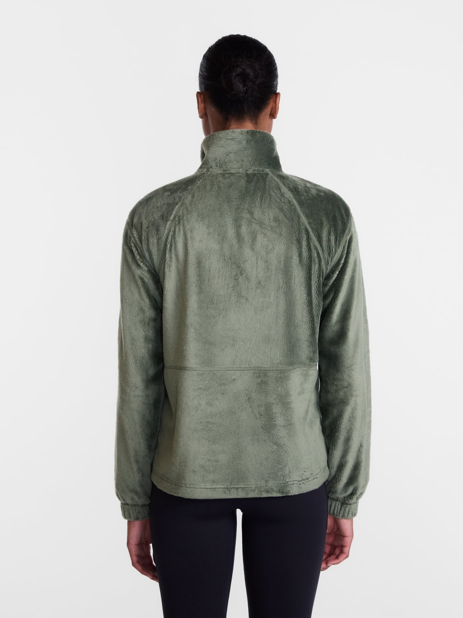 Ozark Trail Women's and Women's Plus Zip Up Fleece Jacket, Sizes XS-3X