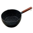 thumbnail image 2 of Milk Pot Pan, Small Cookware Pots Pan Cooking Sauce Pot Evenly Heating Milk Pan Cookware Pot with Comfortable Handle Non Stick Food Warmer Pot for Cooking, 2 of 8
