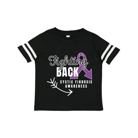 

Inktastic Cystic Fibrosis Awareness Fighting Back with Arrow Gift Toddler Boy or Toddler Girl T-Shirt