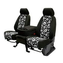 CalTrend Front Buckets NeoSupreme Seat Covers for 2005-2009 Mini Cooper - BM108-31NN Hawaii Black Insert with Black Trim