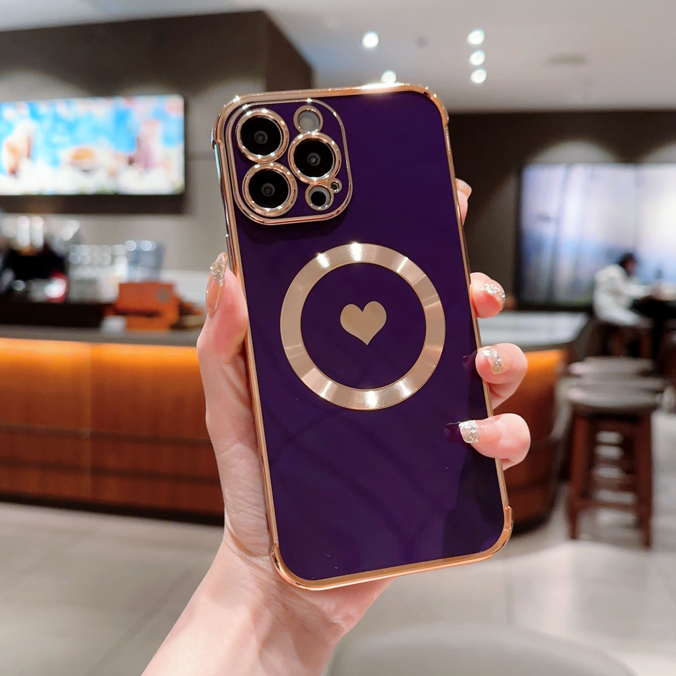 for Apple iPhone 13 Pro Max (6.7 inch) Cute Love Heart