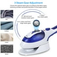 thumbnail image 4 of Portable Iron Garment Steamer Handheld Electric Steam Iron for Fabric Clothes Laundry, 800W, 4 of 7