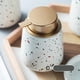 thumbnail image 4 of Juego de accesorios de baño de cerámica, botella dispensadora de loción, taza de enjuague bucal, taza de cepillo de , vaso, artículos de baño Corto Baoblaze Cosas de baño, 4 of 8