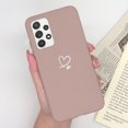 thumbnail image 1 of Lembut-fundas de teléfono para Samsung A52, A52S, A53, linda chica fresca, corazón mate, flor de moda, Funda para Samsung Galaxy A 52, 4G, 5G Fivean unisex, 1 of 2