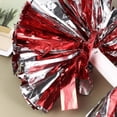 thumbnail image 4 of Cheer Poms Spirited Pom Poms for Cheering 2Pcs Red Plastic with Handle, 4 of 5