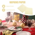 thumbnail image 4 of Homoyoyo Dinner Napkins Disposable Light Yellow for Festivals Weddings and Special Events, 4 of 6