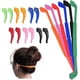 thumbnail image 1 of Paquete de 6 soportes antideslizantes para gafas con 6 pares de ganchos para las orejas para niños y adultos, ideales para deportes, negro, rojo, naranja, rosa, azul,, 1 of 4