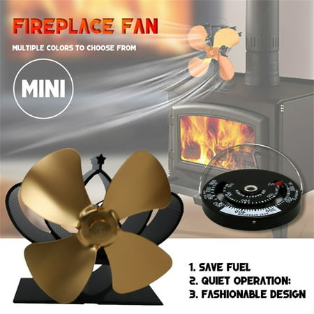 

Yjdsgif Clearence Fans Fireplace Fan For Wood Stove 4 Blades Environmentally Friendly And Efficient Gifts