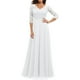 thumbnail image 5 of Vestido de noche largo elegante para mujer, con escote en V, para dama de honor y boda, 5 of 5