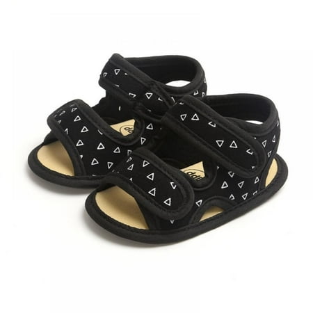 SYNPOS Baby Girls Boys Sandals Anti-Slip Sole Infant Summer Outdoor Shoes Toddler First Walkers 0-18 Months