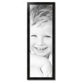 thumbnail image 2 of ArtToFrames 15" x 47" Honors Black with Silver Picture Frame, 15x47 inch Black Wood Poster Frame (WOM-5157),  Pack, 2 of 7
