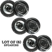 (Set of 3) BOSS Audio Systems NX654 Onyx Series 6.5 Inch Car Stereo Door Speakers