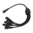 thumbnail image 2 of UPS PDU C14 a 5 X C13 Cable adaptador de corriente macho a hembra 10A 250V Y Cable adaptador de corriente divisor 1.6ft, 2 of 8