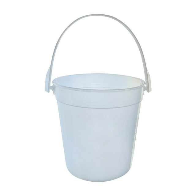 VogueV 5-Pack 1L Plastic Cocktail Tubs, Reusable Ice Buckets for Party Beverages (Clear) A