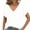 White, variant on Riforla Women's T Shirts Short Sleeve V Neck Summer Tops Casual Loose Basic Solid Batwing Sleeve Tee Shirts T-shirts for Women Brown S