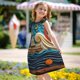 thumbnail image 5 of Fotbe Whimsical Sailboat Ocean Art Vestido de Dormir para Niñas de 3 a 10 Años, Mangas Cortas, Estilo Princesa, Pijama Camisón con Mangas Voladas-Small, 5 of 6