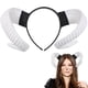thumbnail image 1 of Diadema de cuerno de oveja artificial Cosplay Hair Hoop Performance Hair Band Accesorios para el cabello Blanco, 1 of 8
