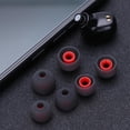 thumbnail image 3 of 120 Uds. Auriculares intrauditivos de silicona para reemplazar los auriculares KZ (gris + rojo) Hugtrwg Para estrenar, 3 of 8
