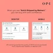 طلاء أظافر Opi ، معطف غير لامع ، طلاء أظافر شفاف ، 0.5 أونصة سائلة