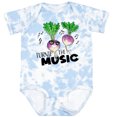 thumbnail image 3 of Inktastic Turnip the Music Partying Vegetables Boys or Girls Baby Bodysuit, 3 of 5