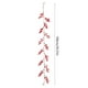 thumbnail image 3 of Enredaderas navideñas artificiales con frutos rojos, adecuadas para decoraciones de fiestas como puertas, ventanas y chimeneas., 3 of 5