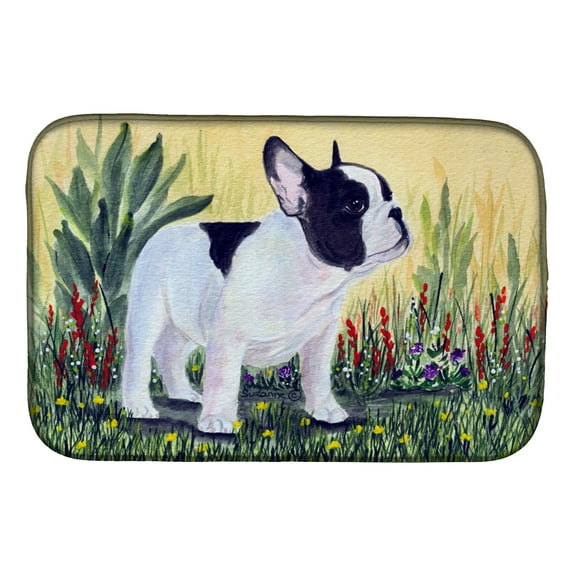 French Bulldog Dish Drying Mat