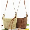 thumbnail image 6 of Kukuzhu Summer Beach Bag, Women Handmade Woven Straw Shoulder Bag, Casual Tote Bag, 6 of 6