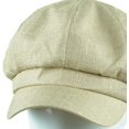 thumbnail image 4 of CoCopeaunts Newsboy Cap Spring Summer Women Hat Vintage Octagonal Beret Hats for Men Beret Breathable Linen Artist Painter Hat, 4 of 7