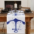thumbnail image 3 of Anchor Watercolour Art Table Runner Home Kitchen Dining Table r Tablecloth and Placemats Wedding Table r, 3 of 7