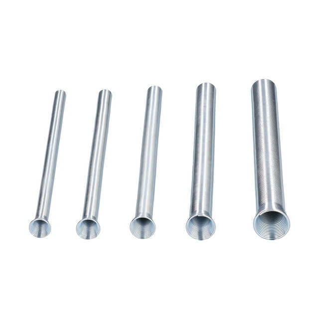 Juego de 5 piezas de resortes dobladores de tubos curvos flexibles, accesorios para doblar tubos de cobre y aluminio.