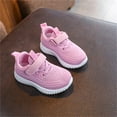 thumbnail image 5 of Girls Sneakers Kids Boys and Girls Summer Breathable Lightweight Socks Shoes Toddler Soft Casual Sneakers Baby Sneakers Pink 6.5 Years-7 Years, 5 of 6