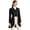 Black, variant on Womens Long Sleeve Double Breasted Tailored Equestrian Show Coat Horse Riding Jacket Black S