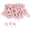 Pink, variant on NFTIGB 100Pcs Push Pins Map Tacks, Steel Plastic Decorative Marking Pins for Cork Boards 9.5x20mm Rose Red