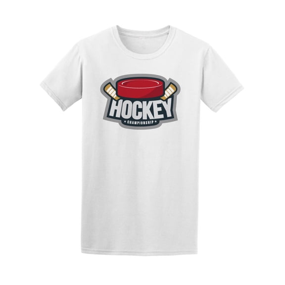 Hockey Sport Emblem Logo Tee Men's -Image by Shutterstock