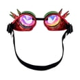thumbnail image 6 of Spiked Retro Glasses Crystal Rainbow Steampunk Goggle Welding Style Goggle Cosplay Punk Goggle, 6 of 6