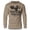 Khaki, variant on GYMISH I DON'T ALWAYS SQUAT Lightweight Long Sleeve Hooded T-Shirt for Men – Funny Gym Hoodie, Workout Shirt, Fitness Apparel for Lifters
