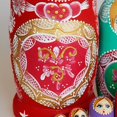 thumbnail image 3 of Poupées Russes 10 Pcs Poupées Russes Gigognes Matryoshka Faites à la Main, 3 of 5