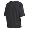 thumbnail image 3 of Women's Pressbox Black Alabama Crimson Tide Motley Crew Bishop Waist Length Oversized Slub T-Shirt, 3 of 3