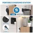 thumbnail image 2 of Power Strip, Surge Protector with 8 AC Outlets 6 USB Ports (2 USB C), 6 Ft Extension Cord, 1250W/10A, Wall Mount, Overload Protection Desk USB Charging Station for Home, Office（Black）, 2 of 7