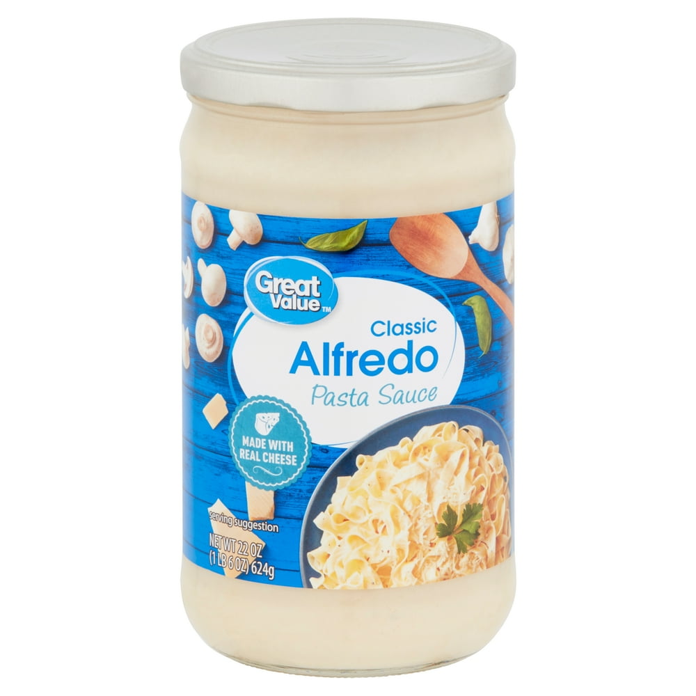 Great Value Classic Alfredo Pasta Sauce, 22 oz