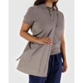thumbnail image 2 of Bolso bandolera grande de nailon BAGGU, correa ajustable, Dove, 2 of 2