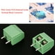 thumbnail image 2 of Conector De Bloque De Terminales De Tornillo PCB Verde Universal, Paso De 2 Pines Y 5mm Para Cableado De PCB, Juego De 50 Uds., 2 of 8